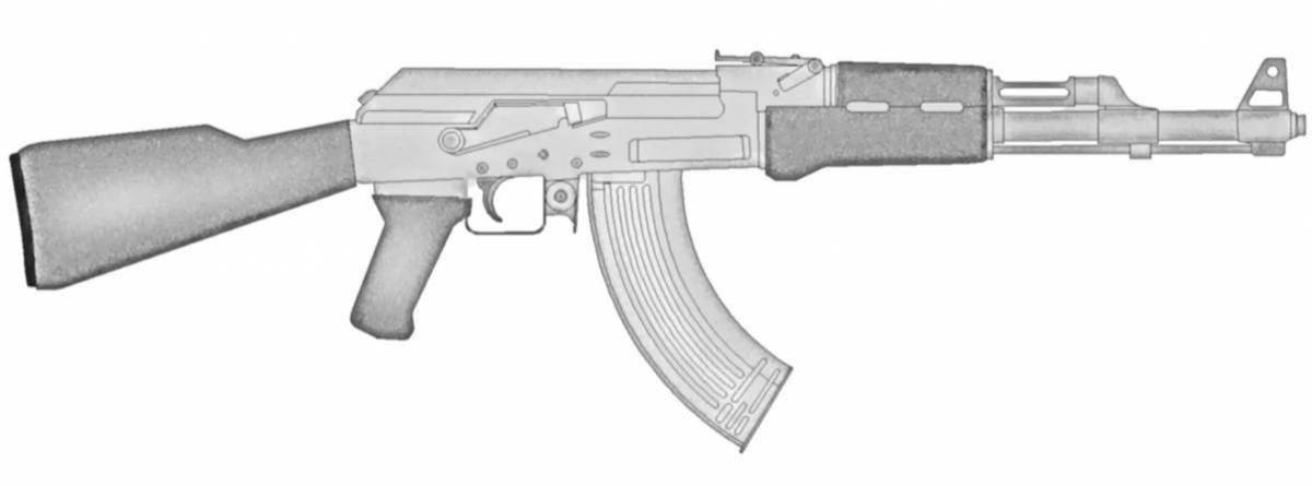 Макет калаша чертеж