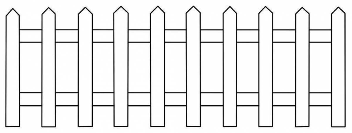 Нарисовать забор онлайн редактор бесплатно