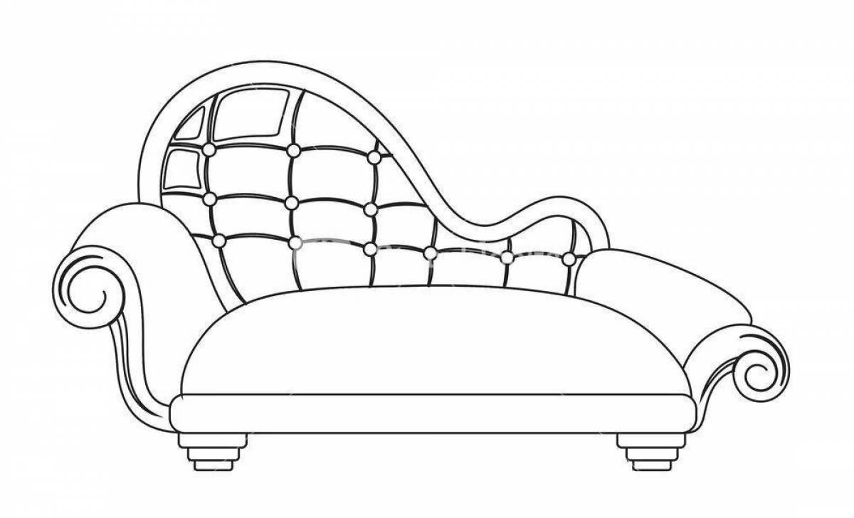 Раскраска диван. Диван раскраска для детей. Раскраска мебель диван. Мягкая мебель раскраска. Контурные изображения мебели.