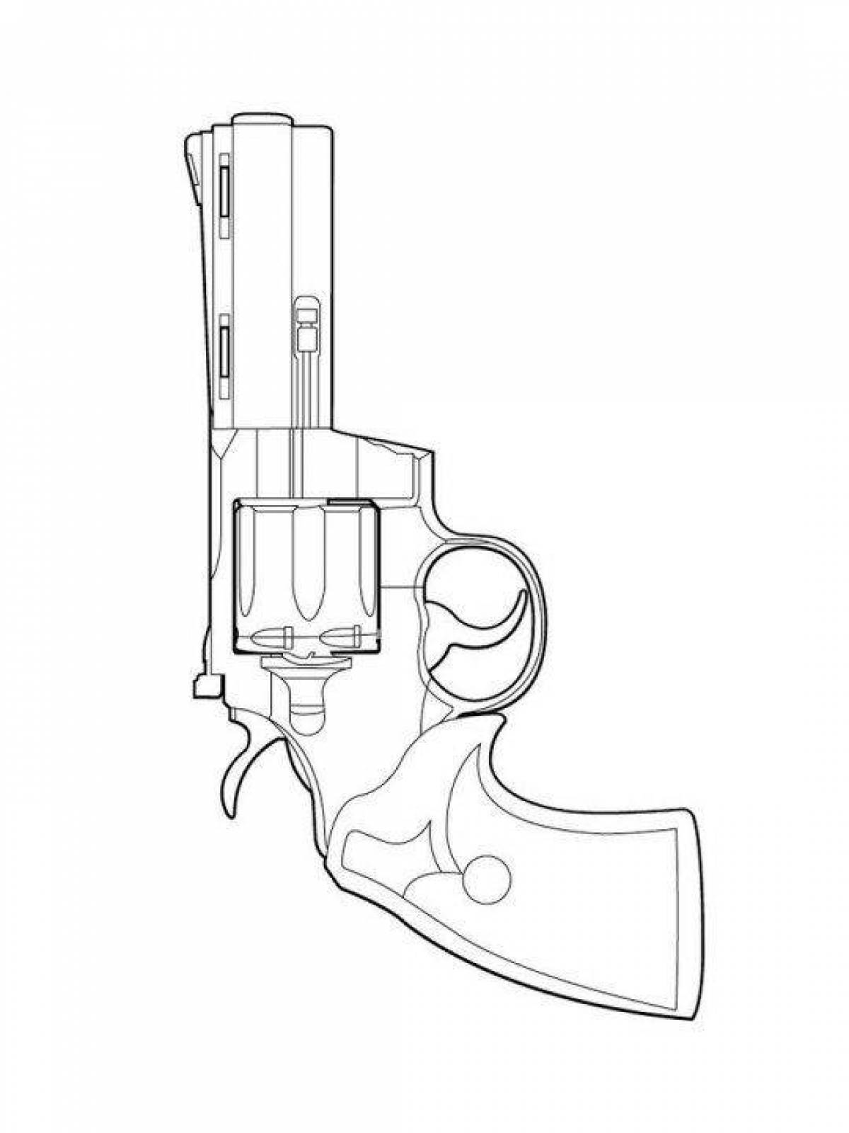 Раскраски пистолеты. Пистолет раскраска. Пистолет раскраска для детей. Револьвер раскраска. Раскраска пистолет револьвер.
