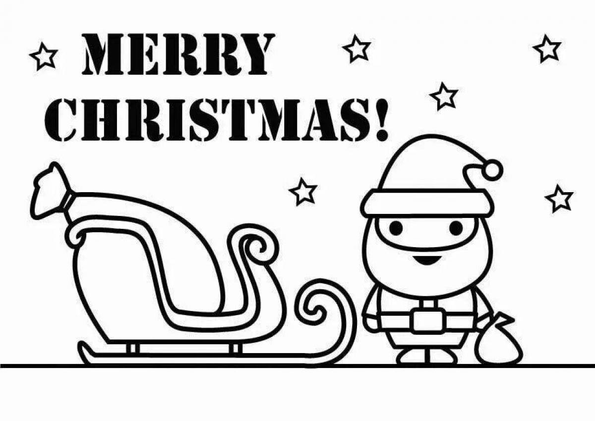 Great merry christmas coloring book