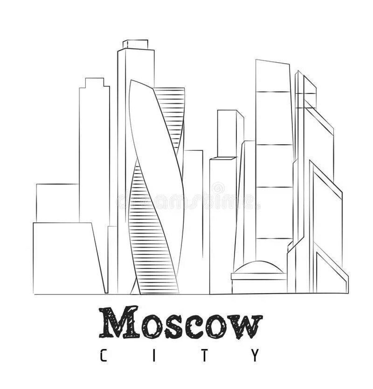 Great coloring of moscow