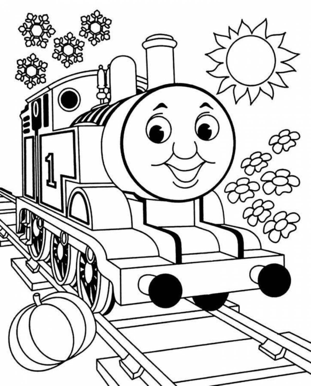 Steam locomotive for kids #4