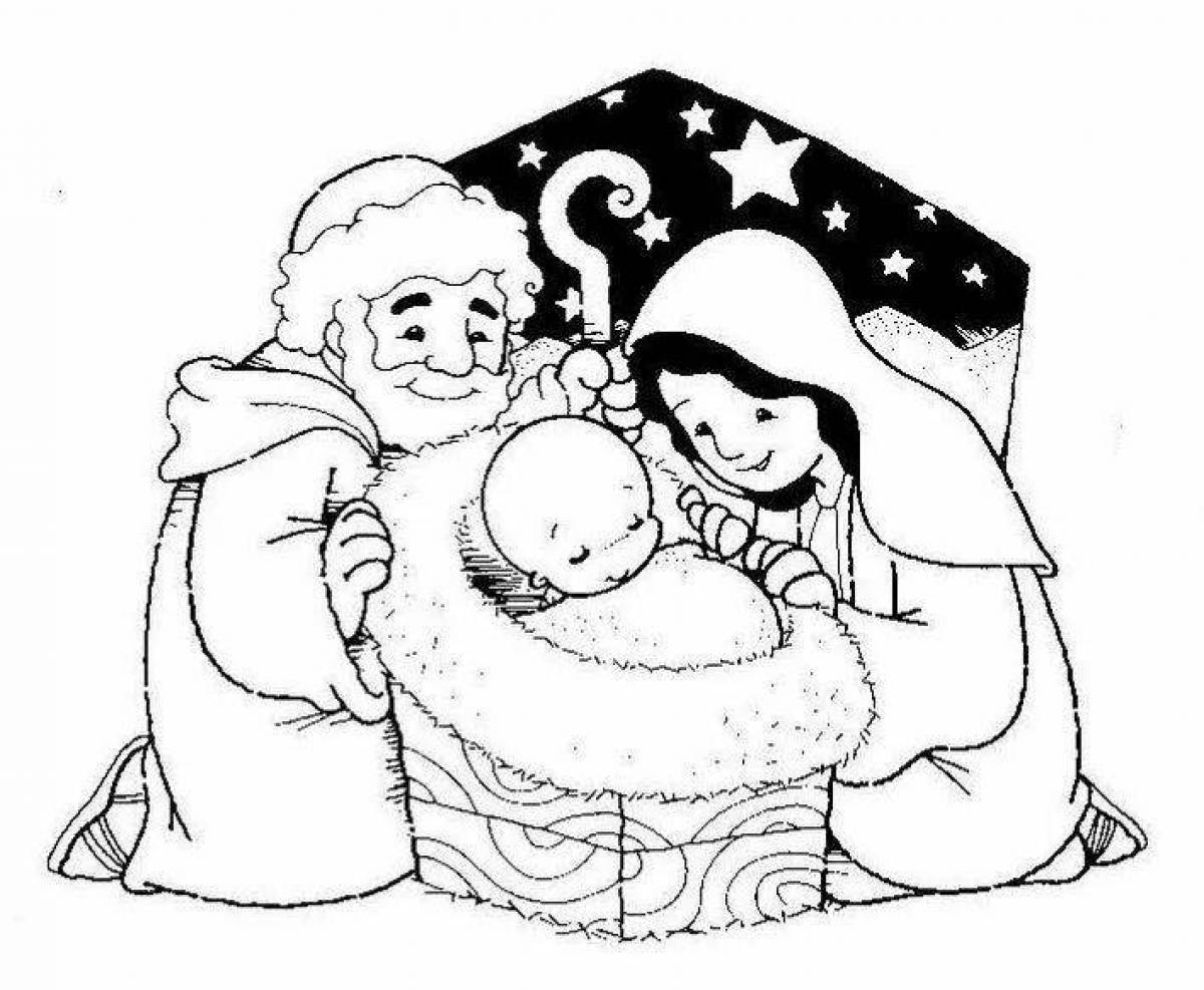 Вертеп рождественский для детей #1