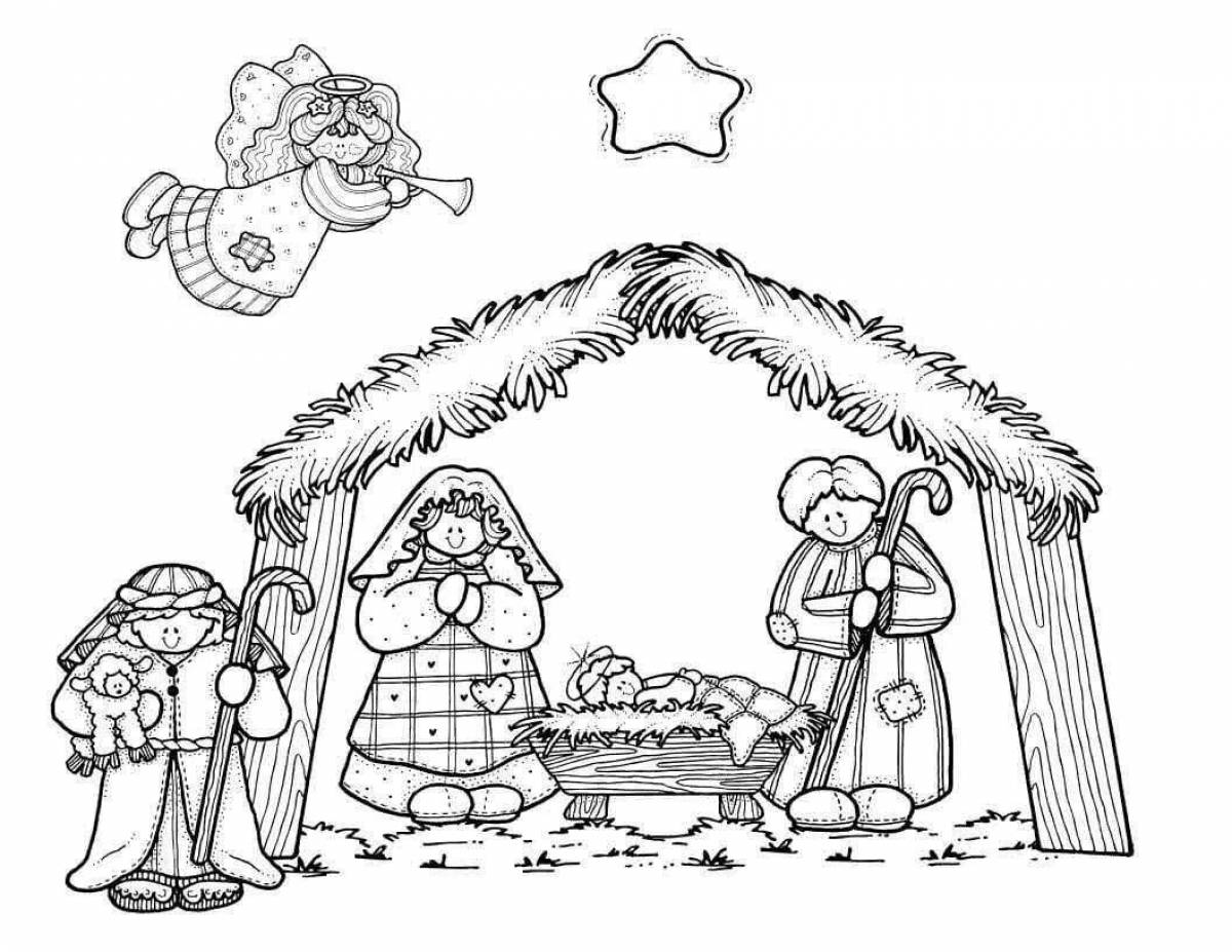 Christmas Nativity scene for kids #5