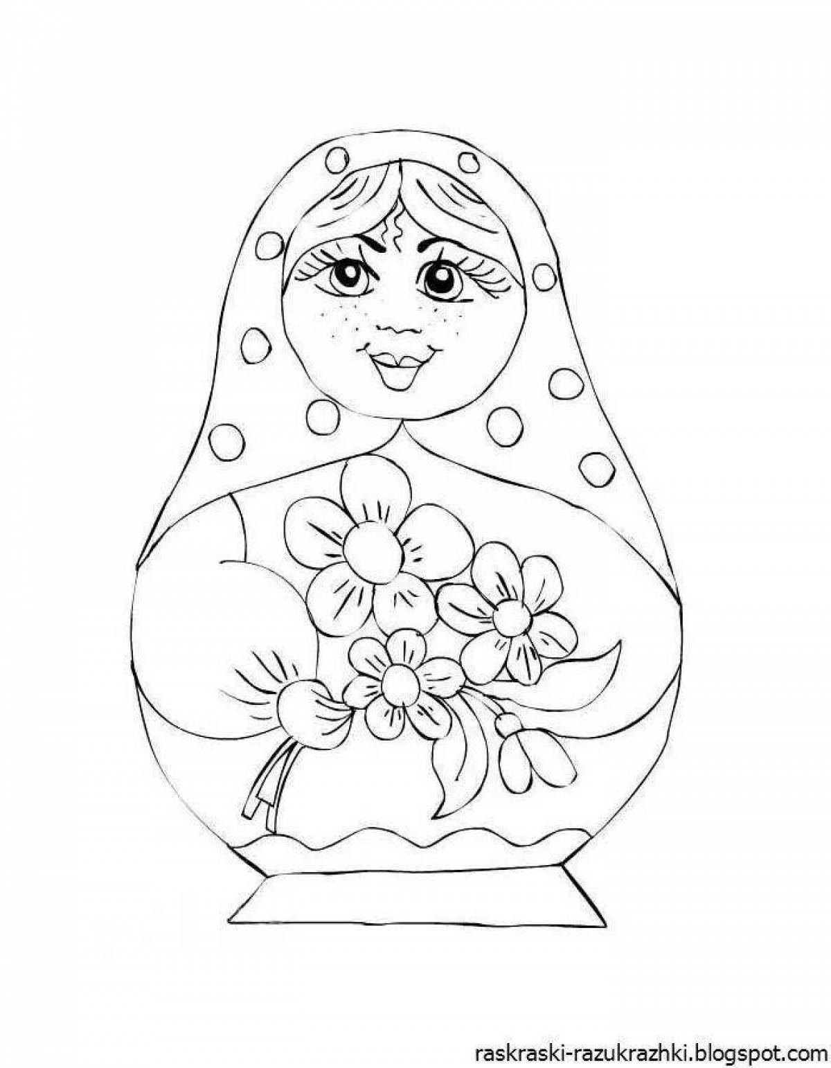 Matryoshka picture for kids #1