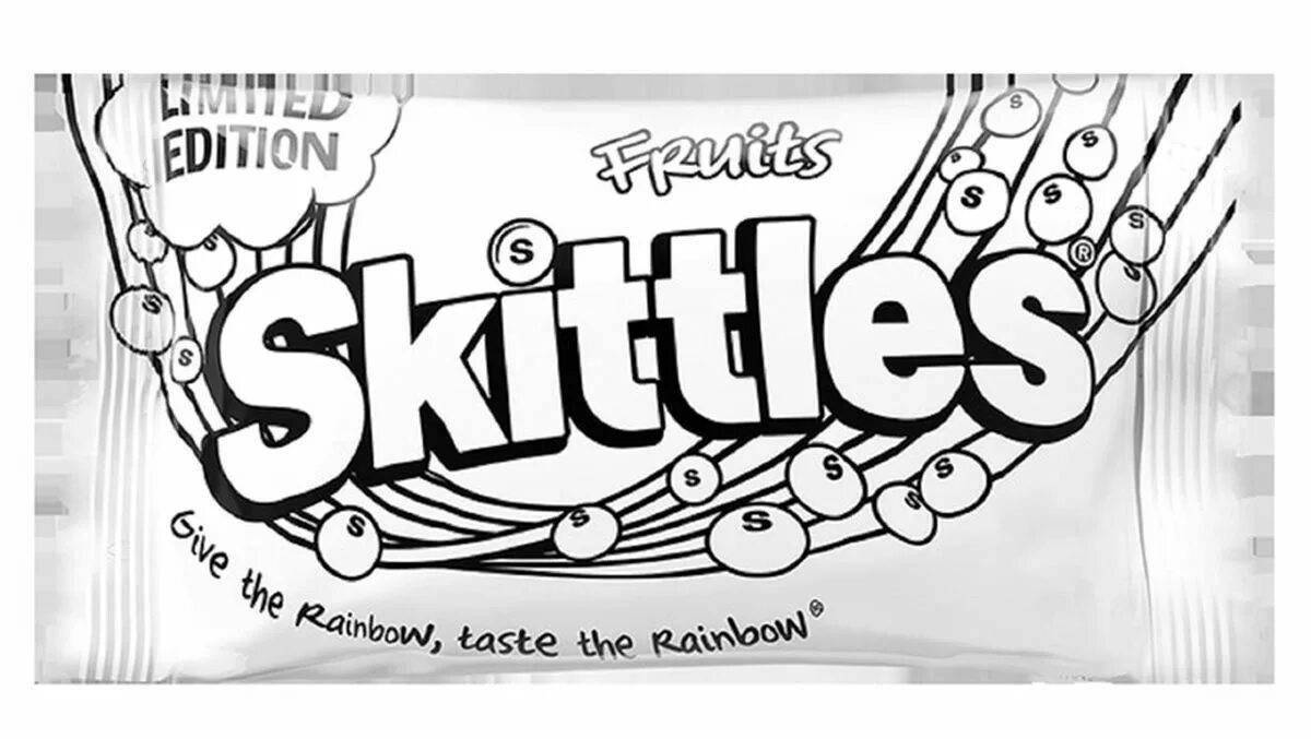 Awesome skittles coloring pages