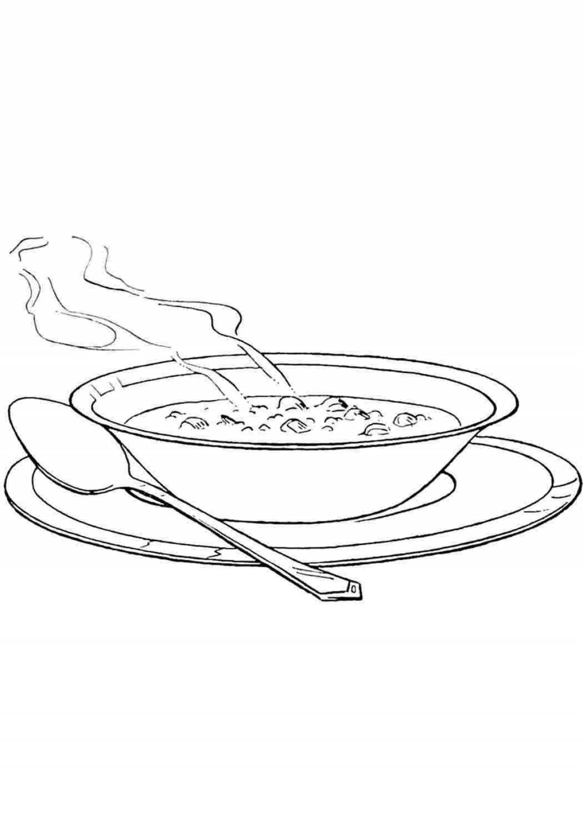 Coloring spicy porridge