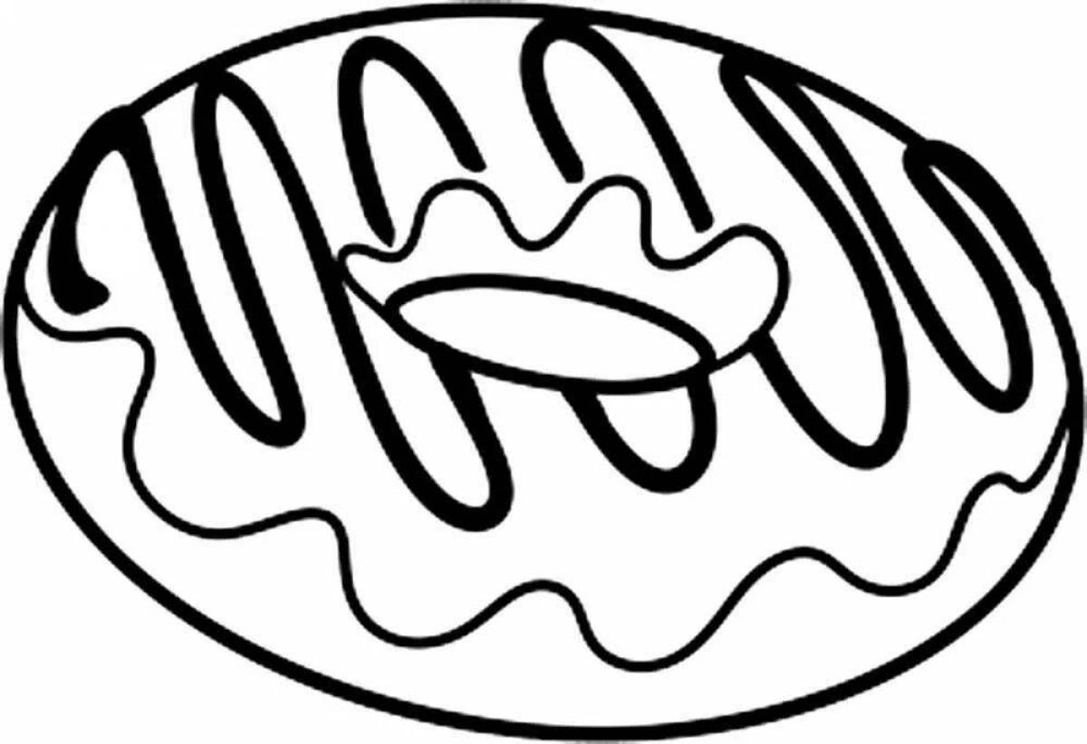 Coloring page irresistible cheesecake