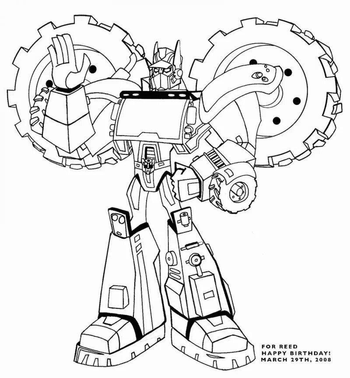 Galactic robot detectives intricate coloring book