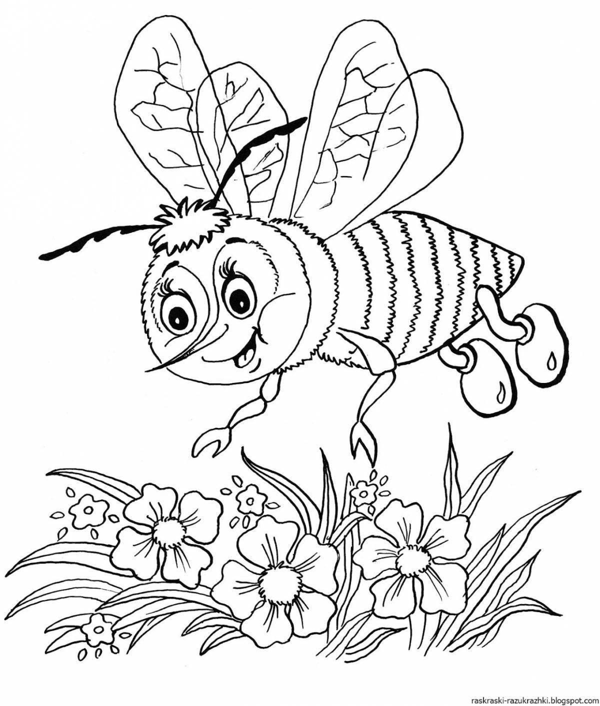 Amazing fly coloring book for kids
