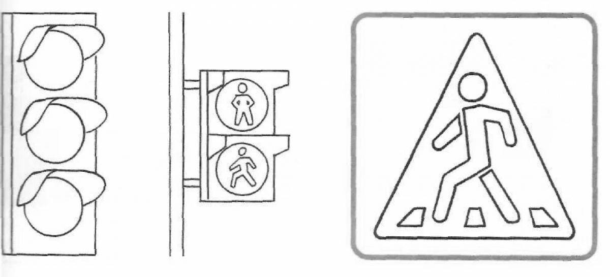 Нарисовать 4 знака. Пешеходный светофор раскраска для детей. Светофор раскраска. Светофор для пешеходов раскраска. Светофор для пешеходов раскраска для детей.