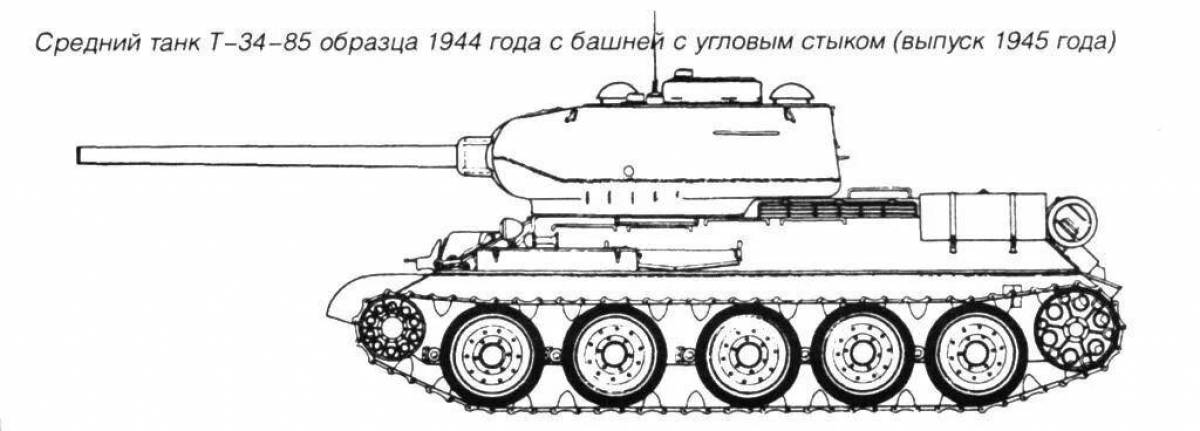 Башня т 34 рисунок