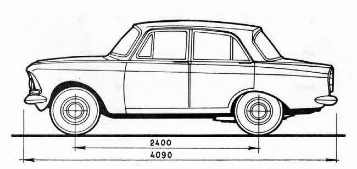 Москвич 408 чертеж