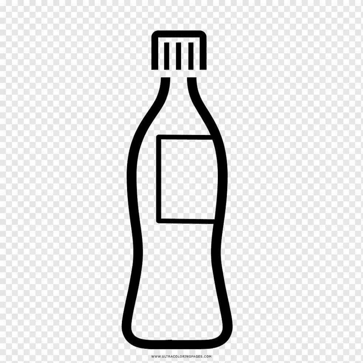 Рисунок бутылки. Бутылка для раскрашивания. Раскраска бутылочка. Бутылка воды контур. Бутылка воды раскраска.