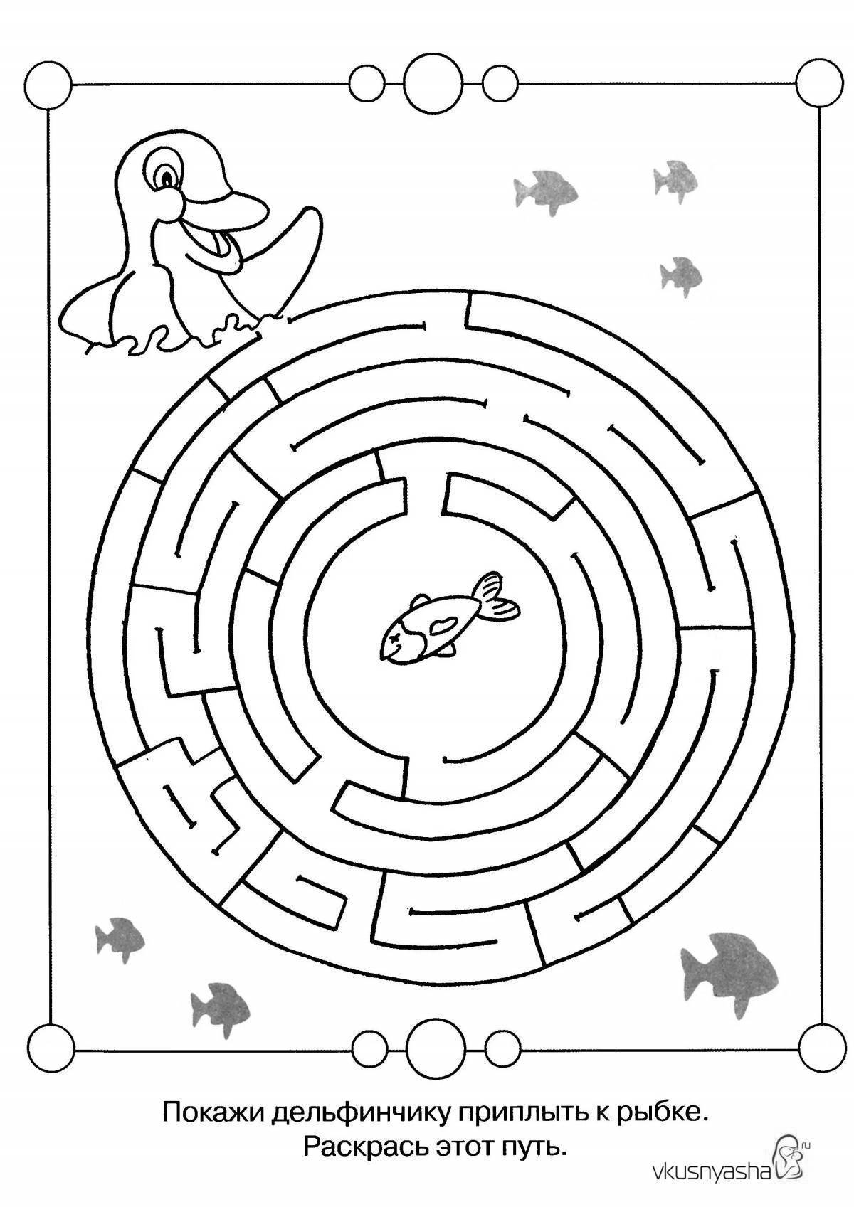 Картинки лабиринты для детей 5 6 лет