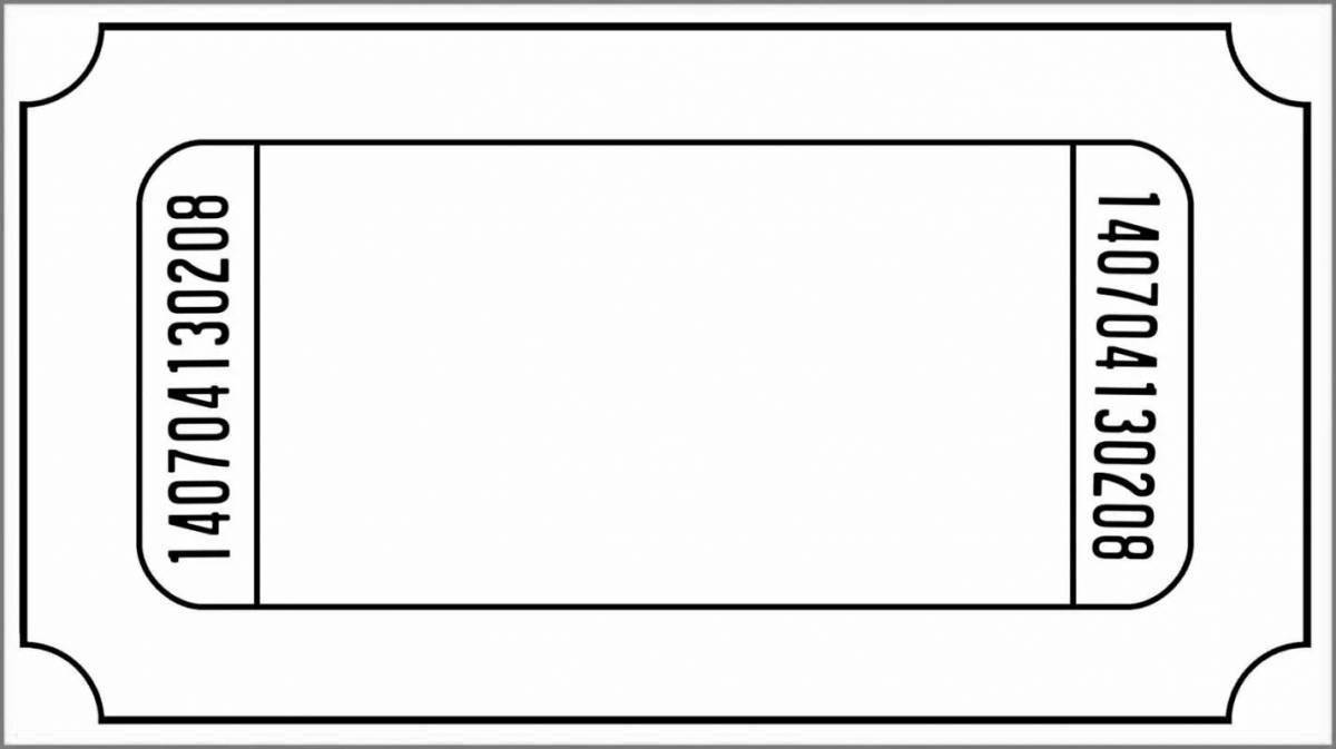 Билеты картинка для детей на прозрачном фоне