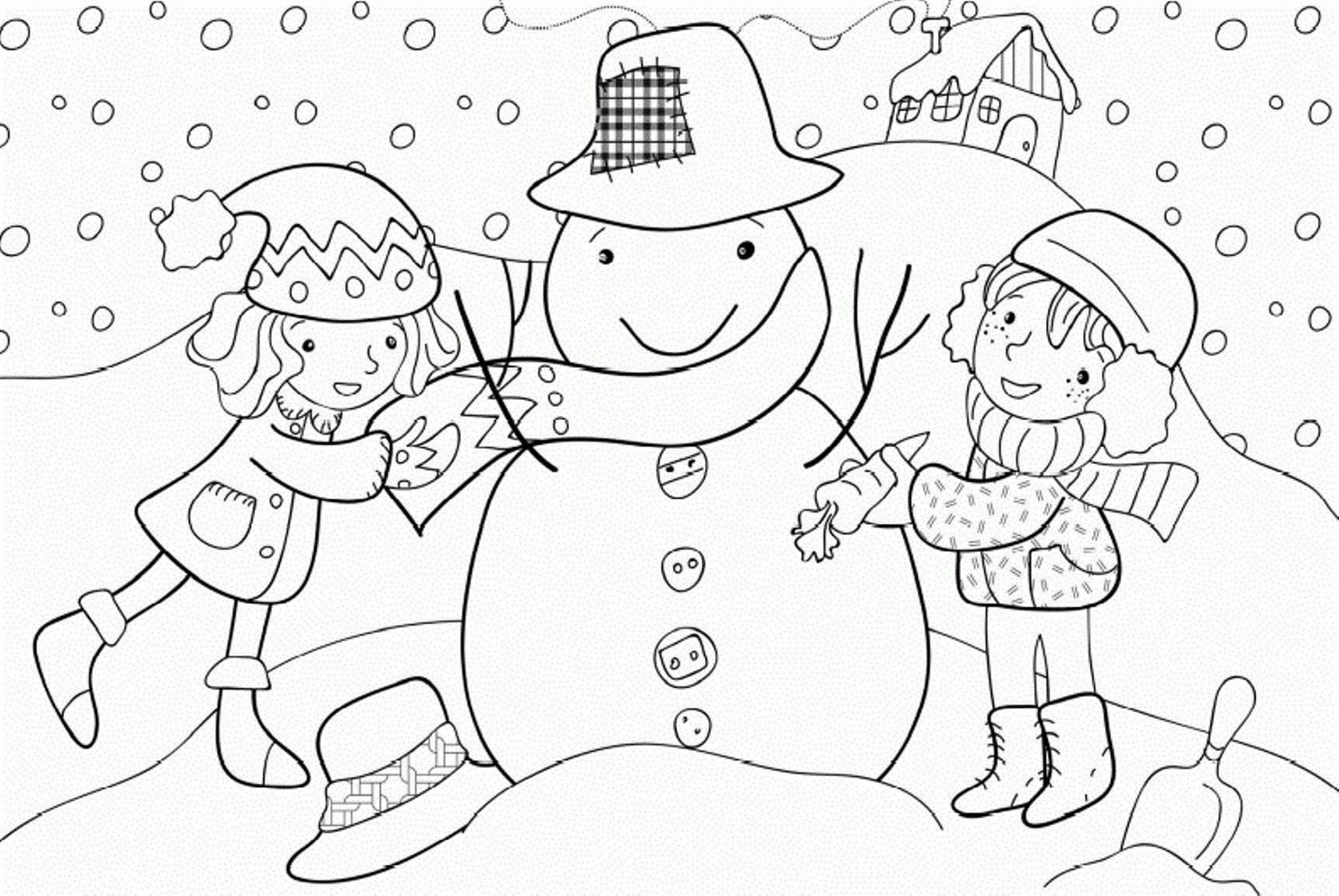 Glitter icicle coloring page