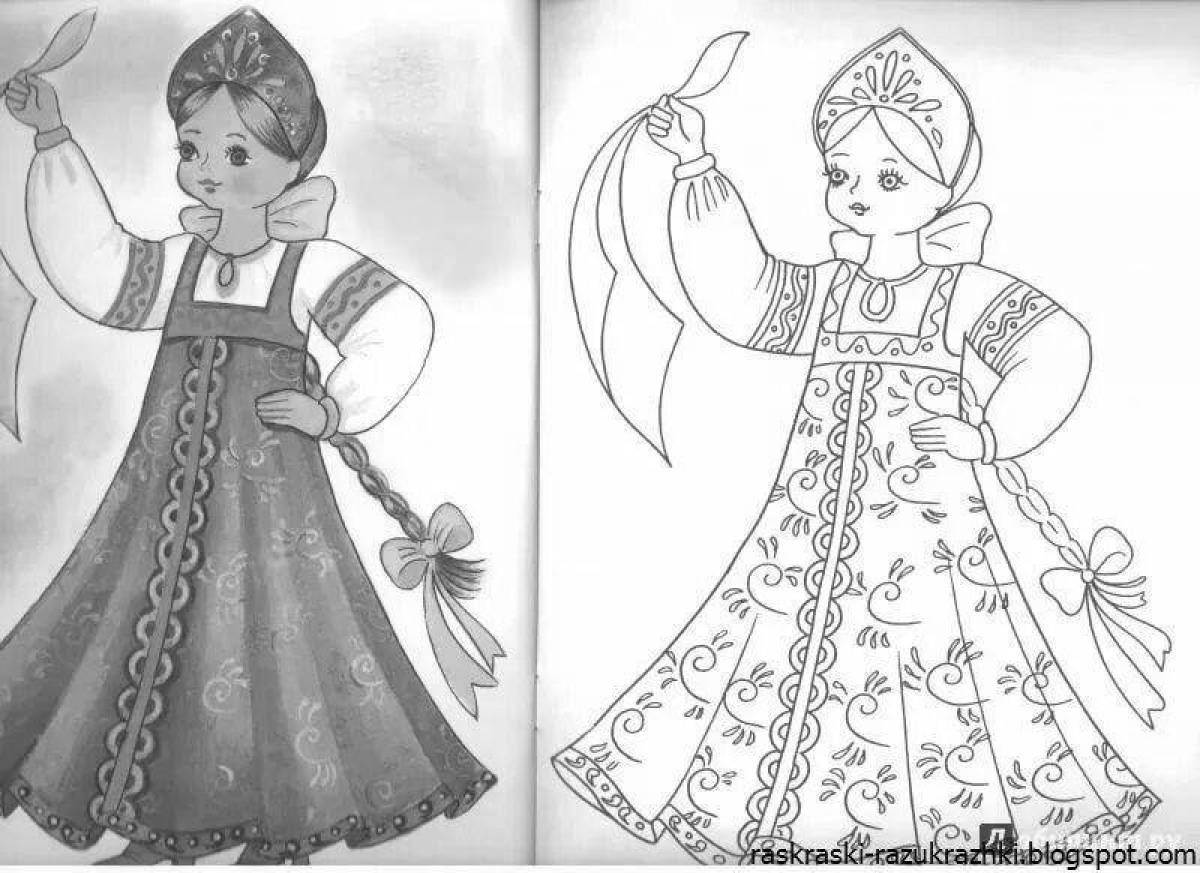 Russian folk costume for children #4