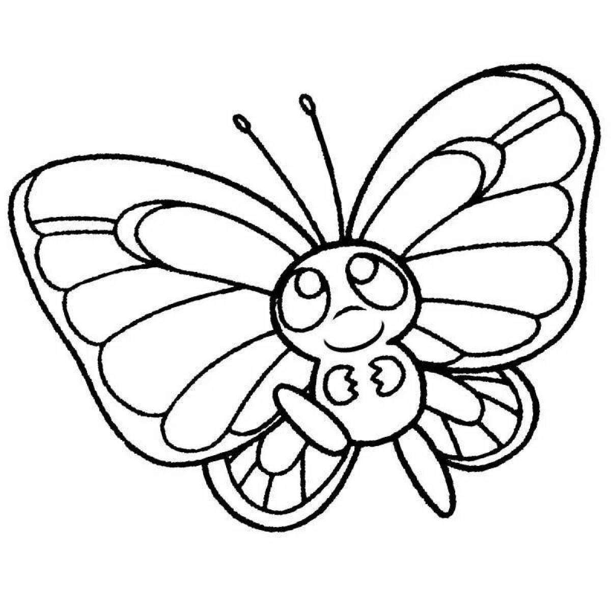 Бабочка для детей 4 5 лет #1