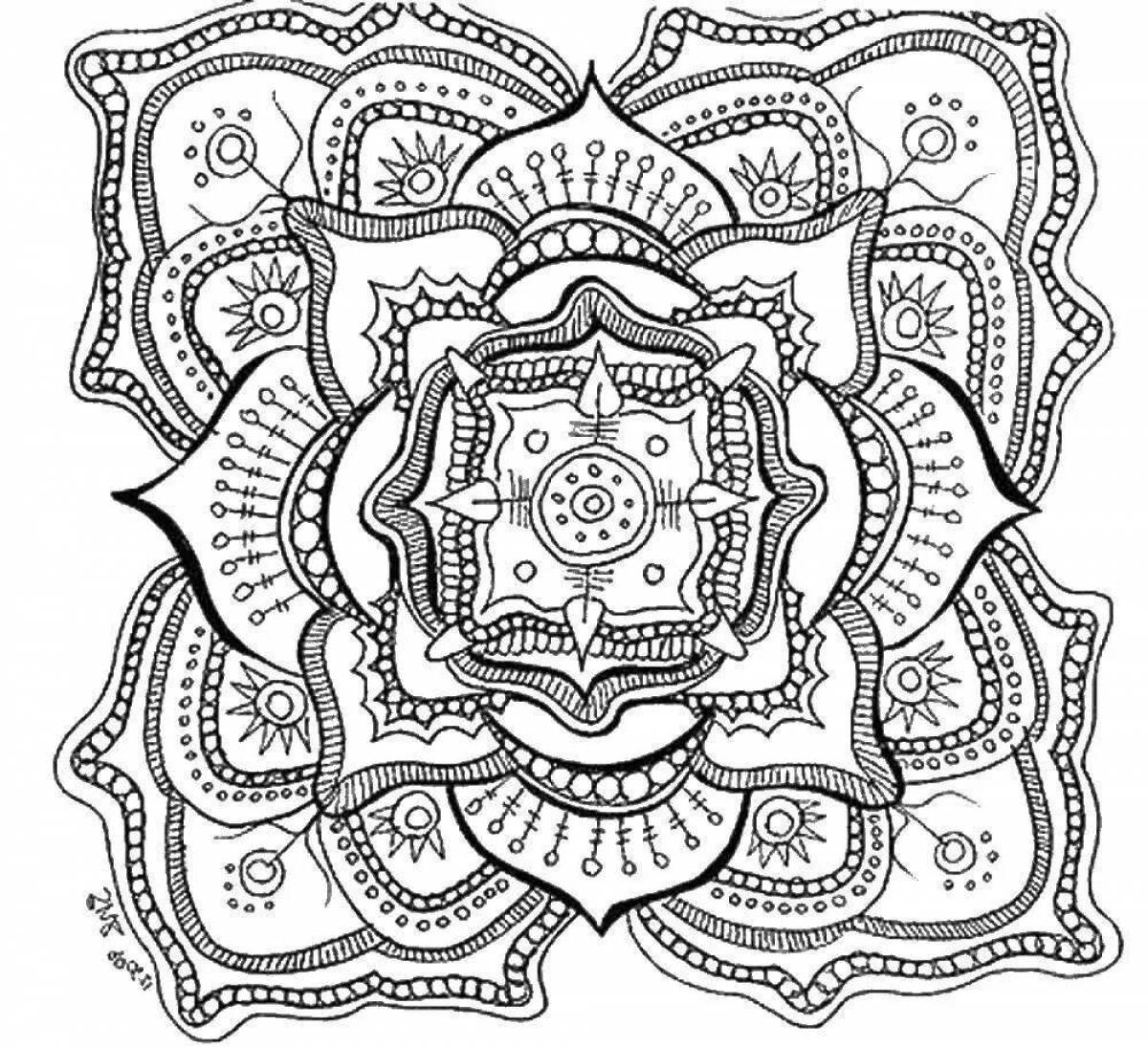 Animated logo coloring page