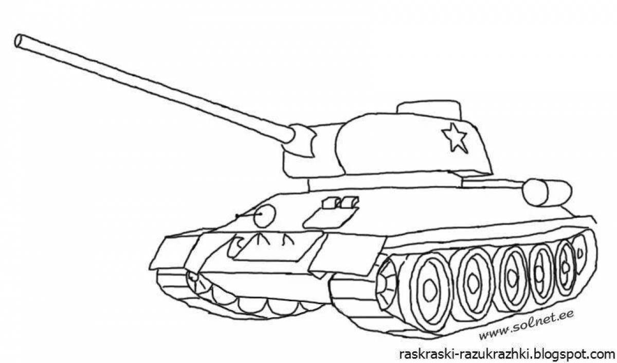 Fancy coloring t-34