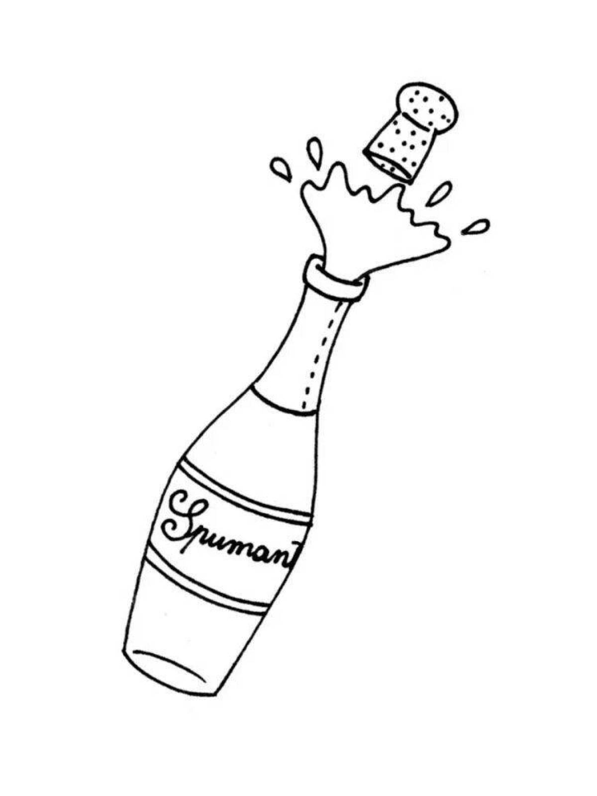 Grand bottle coloring book
