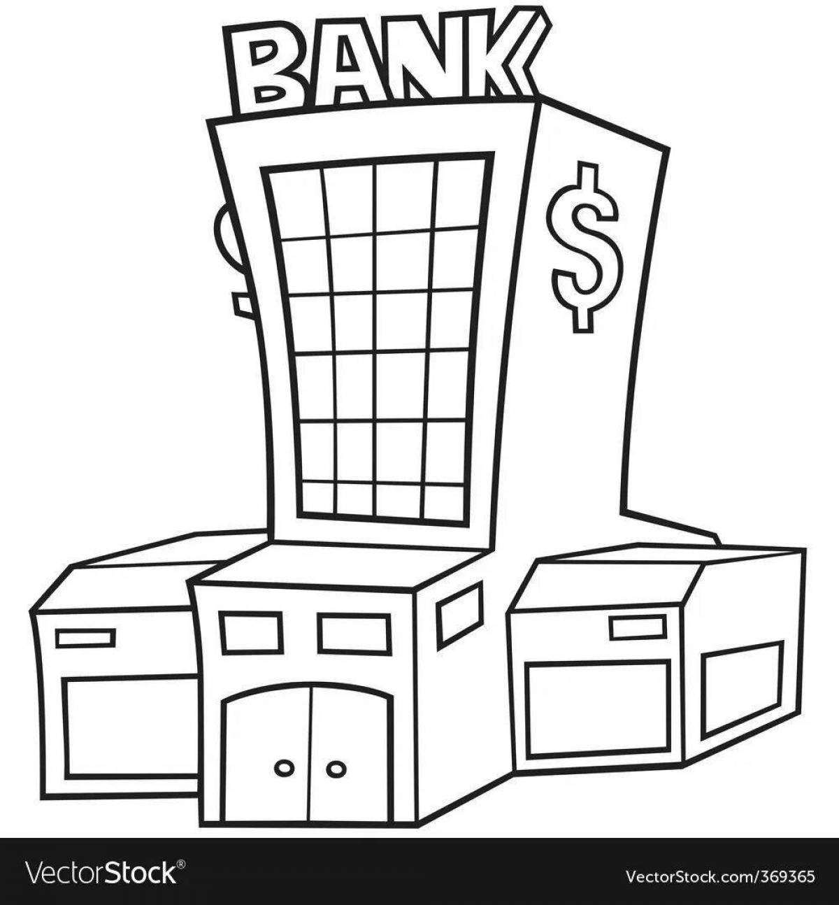 Energy bank coloring page