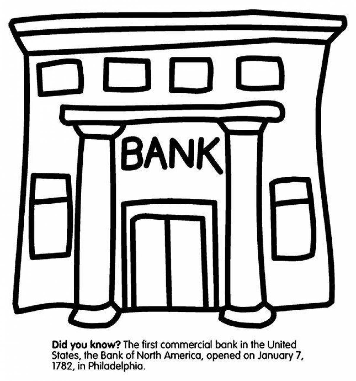 Coloring bold bank