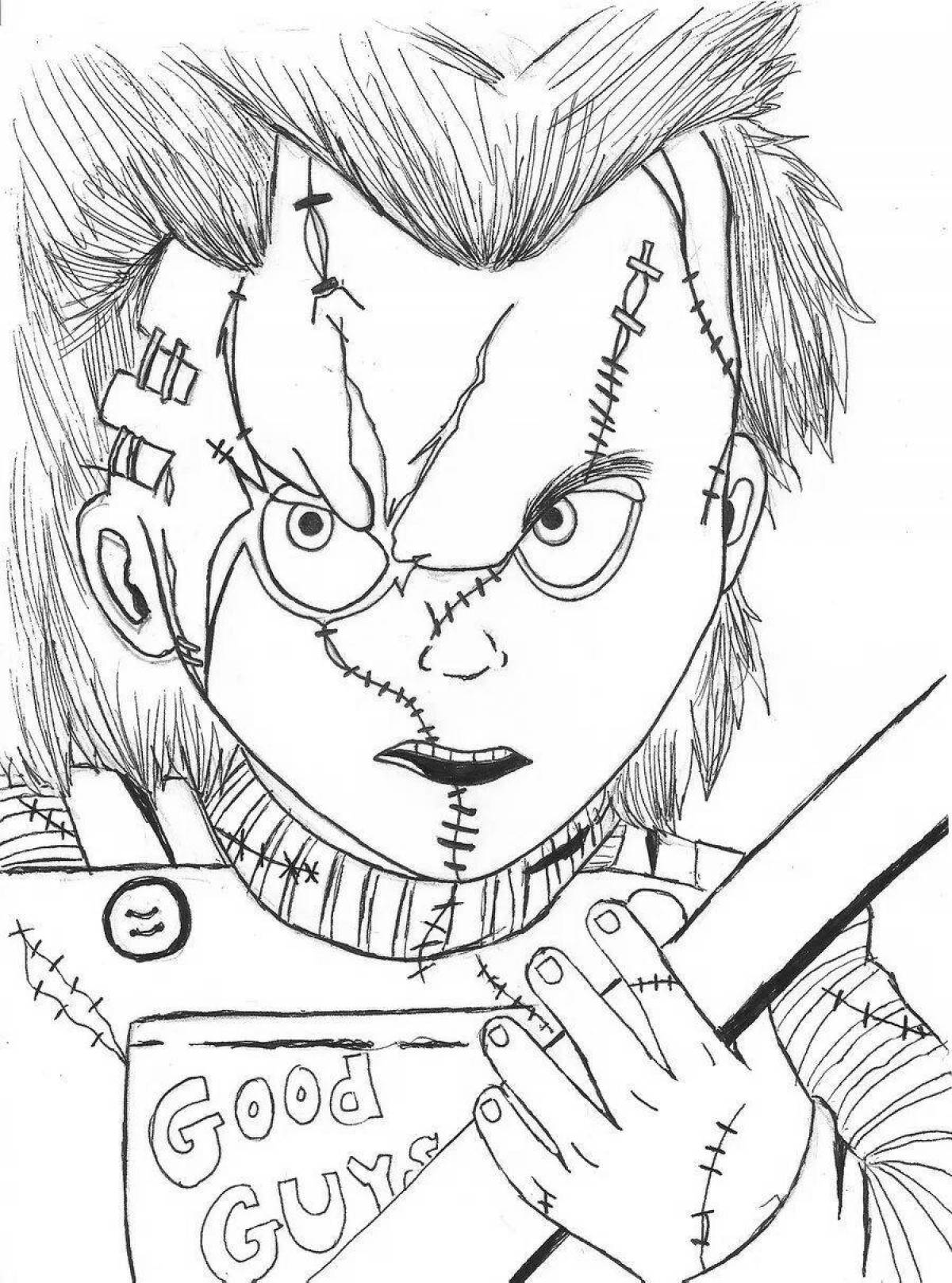 Chucky coloring - cooling