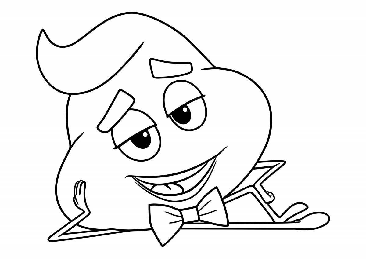 Crystal Shit Coloring Page