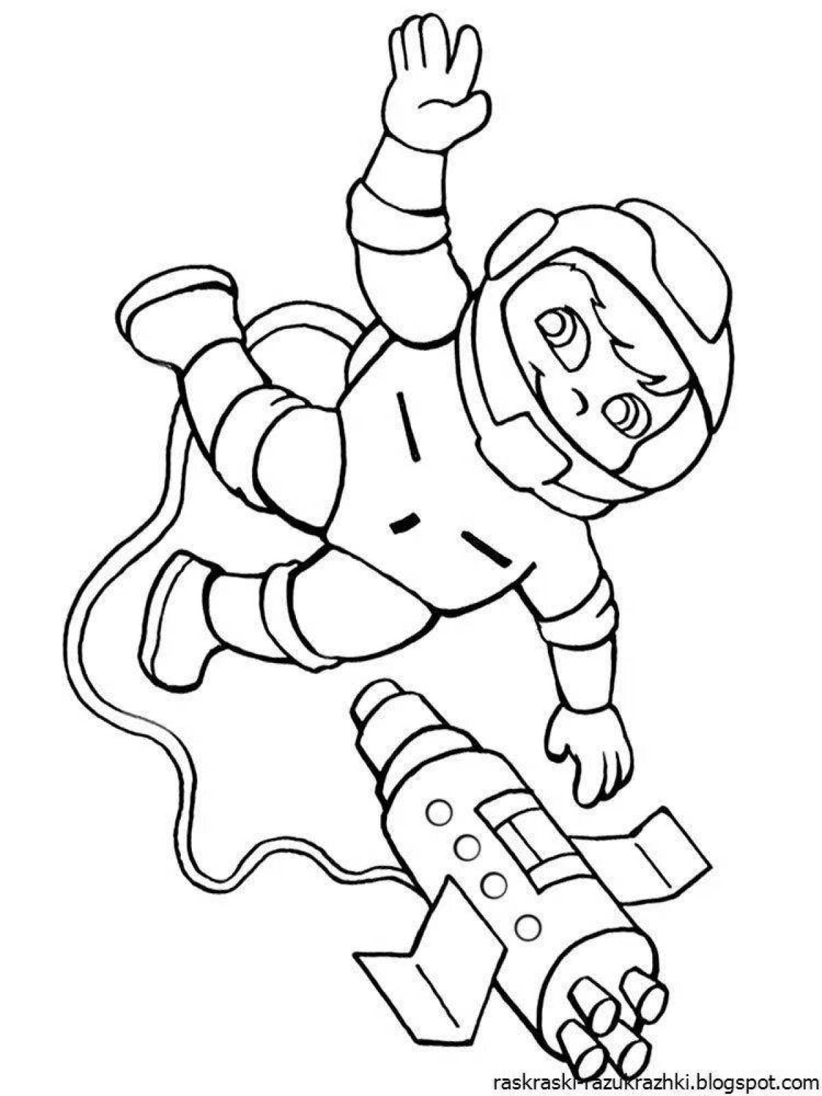 Cosmonaut for kids #7