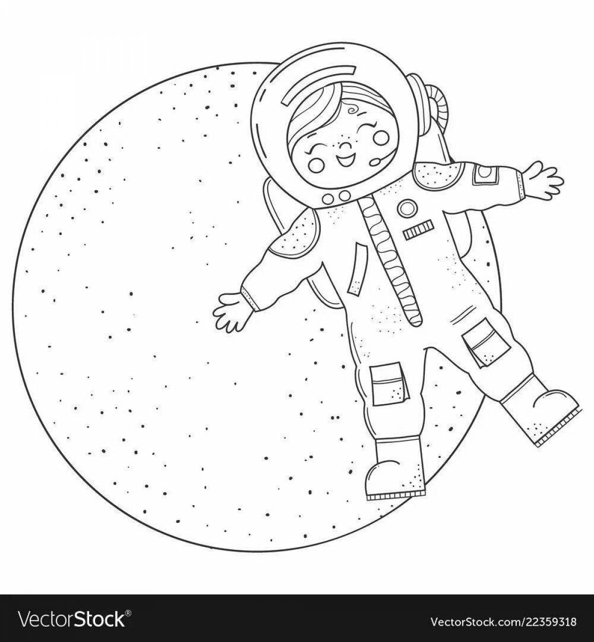 Космонавт для детей #8