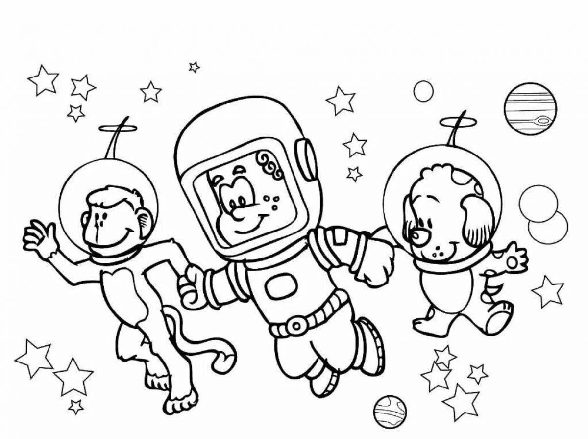 Космонавт для детей #14