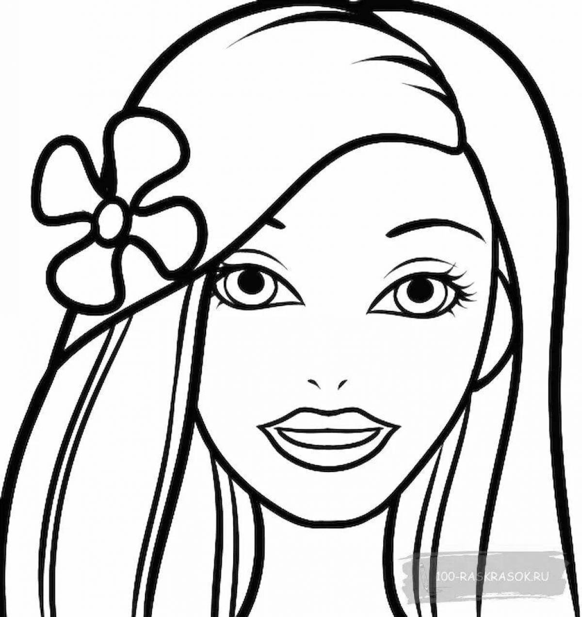 Color-explosion coloring page video for girls