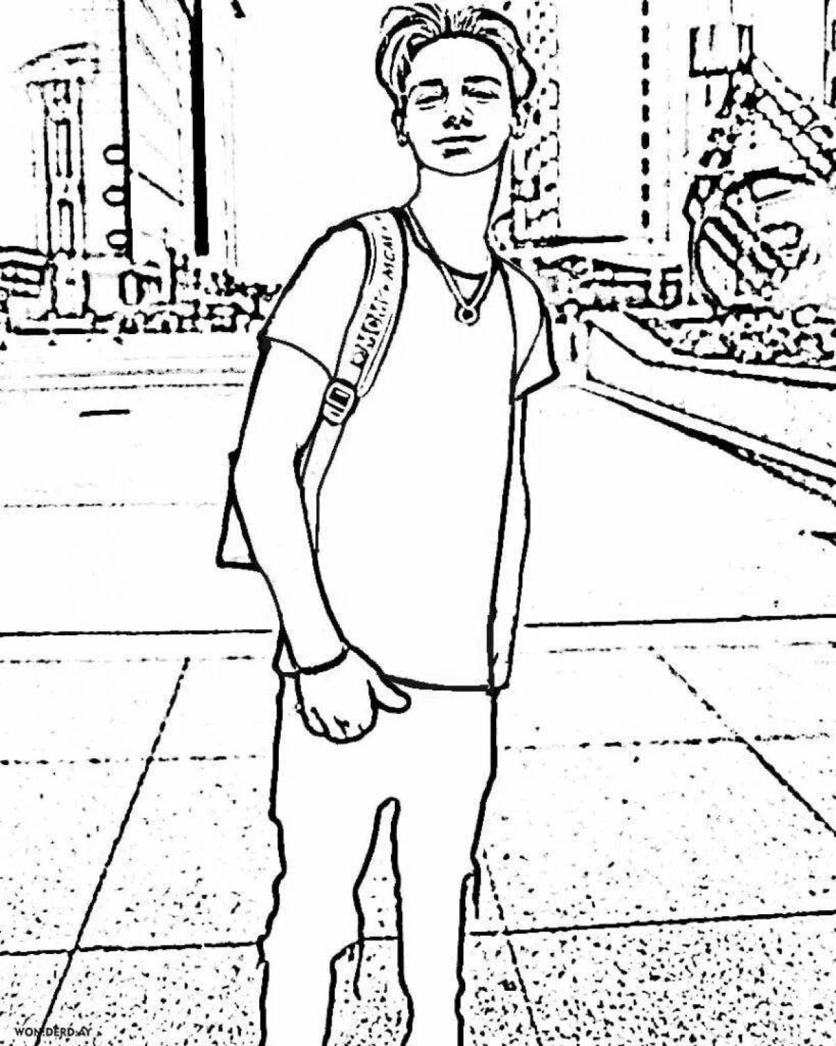 Dazzling vlad a 4 coloring for kids