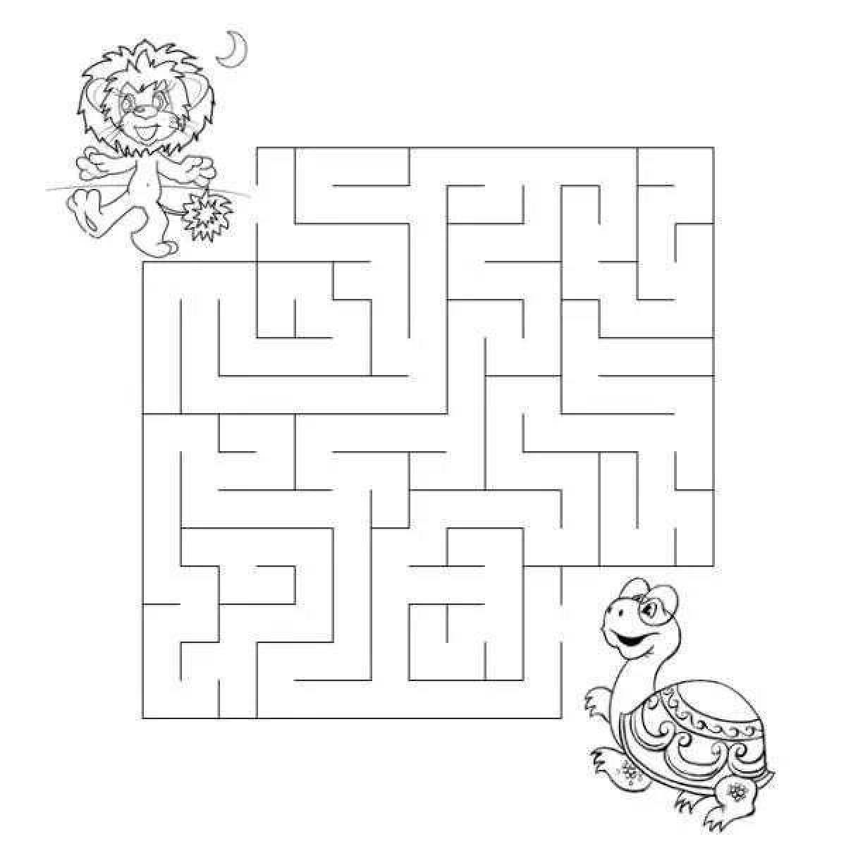 Labyrinth for children 5 6 years old #11