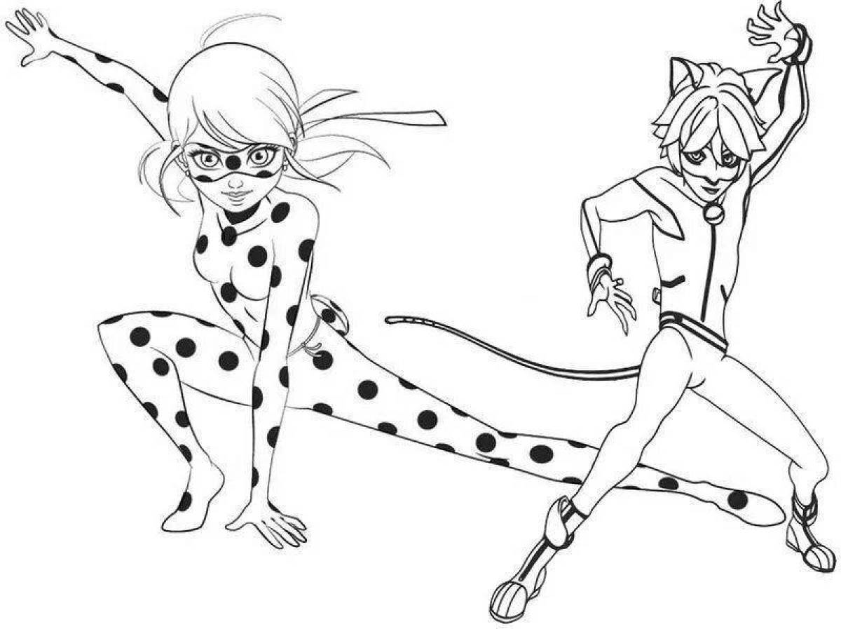 Pictures of ladybug and super cat #2