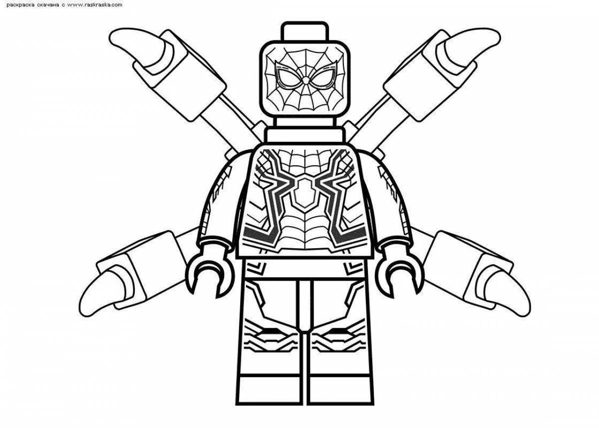 Strong fighters coloring page