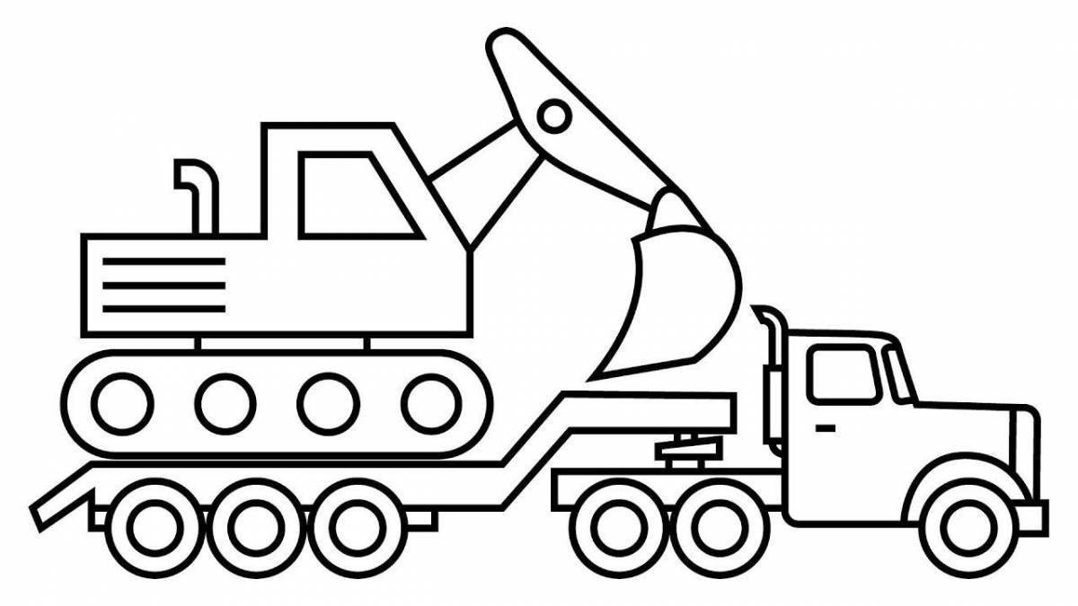 Special Equipment Playful Coloring Page