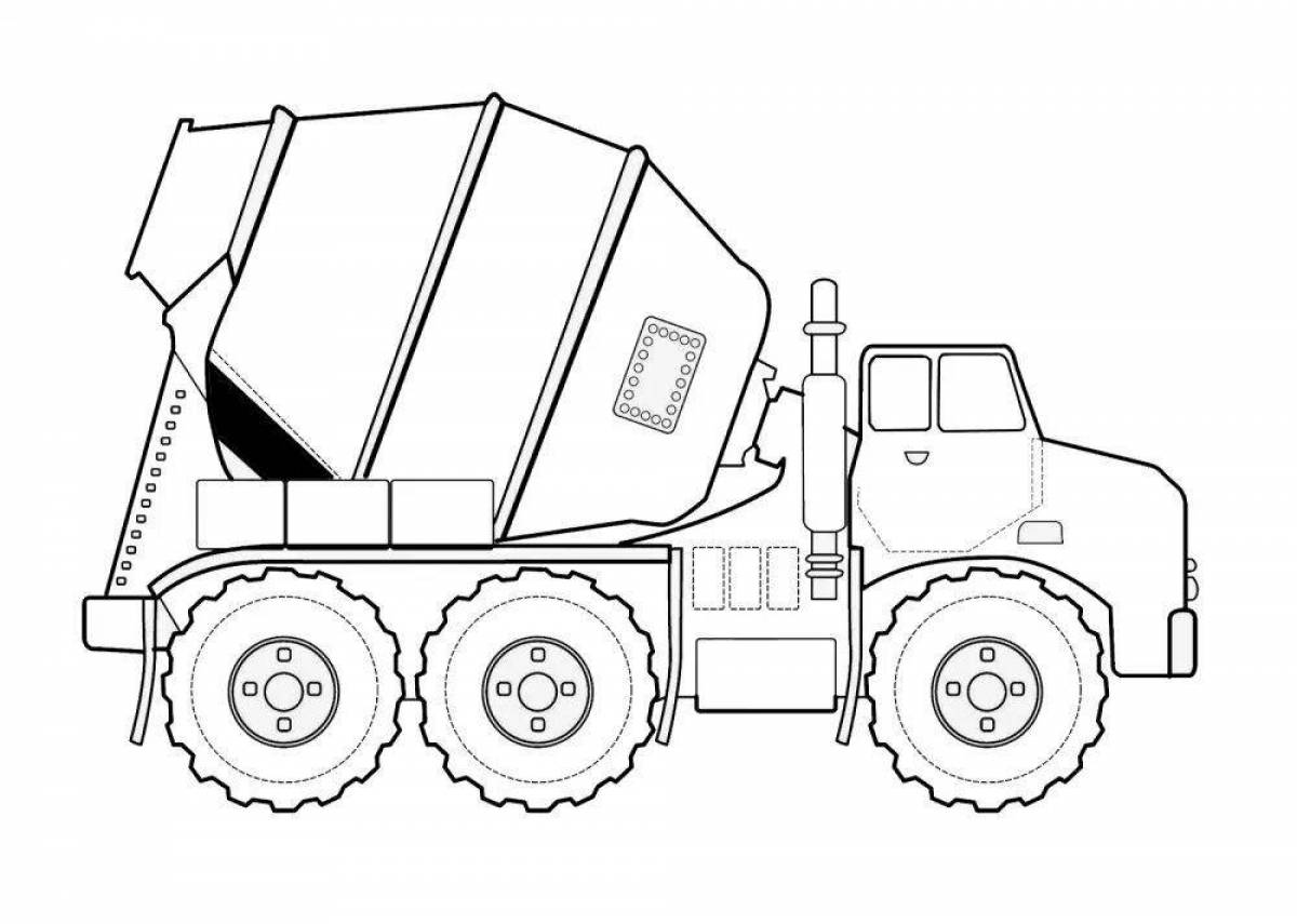 Amazing special equipment coloring page