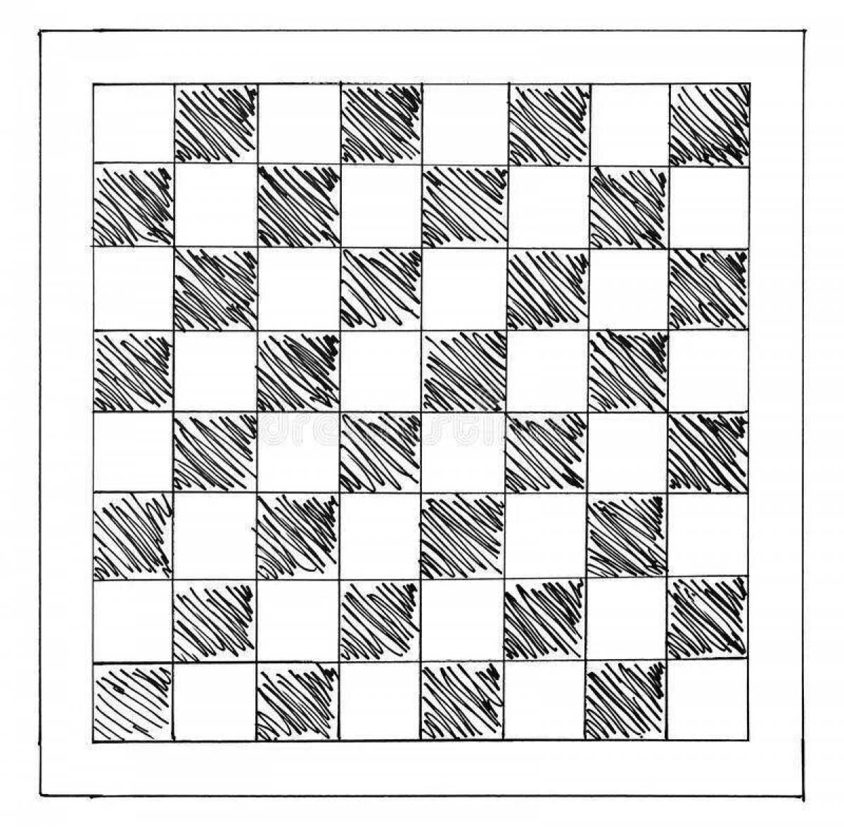Impressive checkerboard coloring