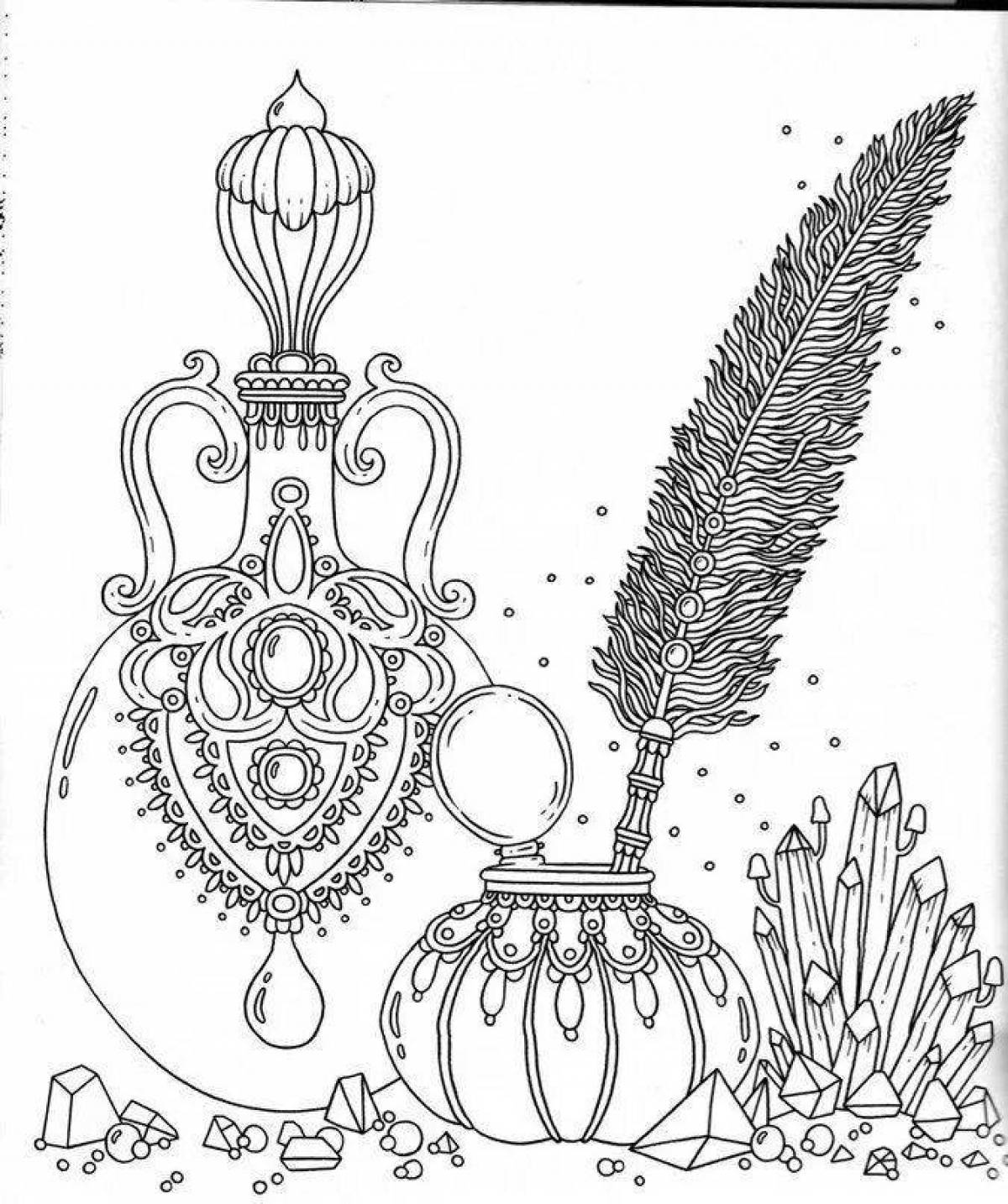 Hannah Carlson's colorful coloring page
