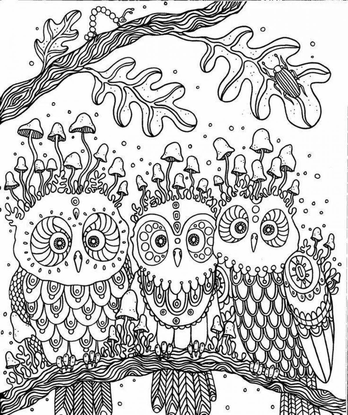 Hannah Carlson's amazing coloring page