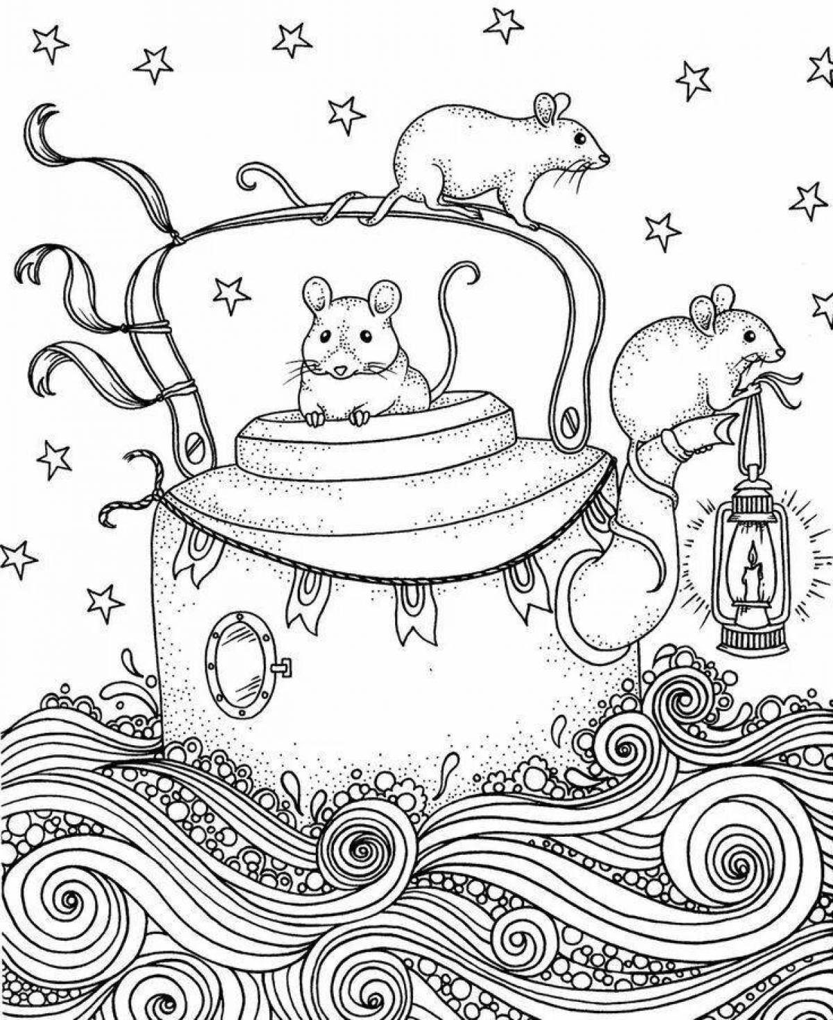 Hannah Carlson's funny coloring book