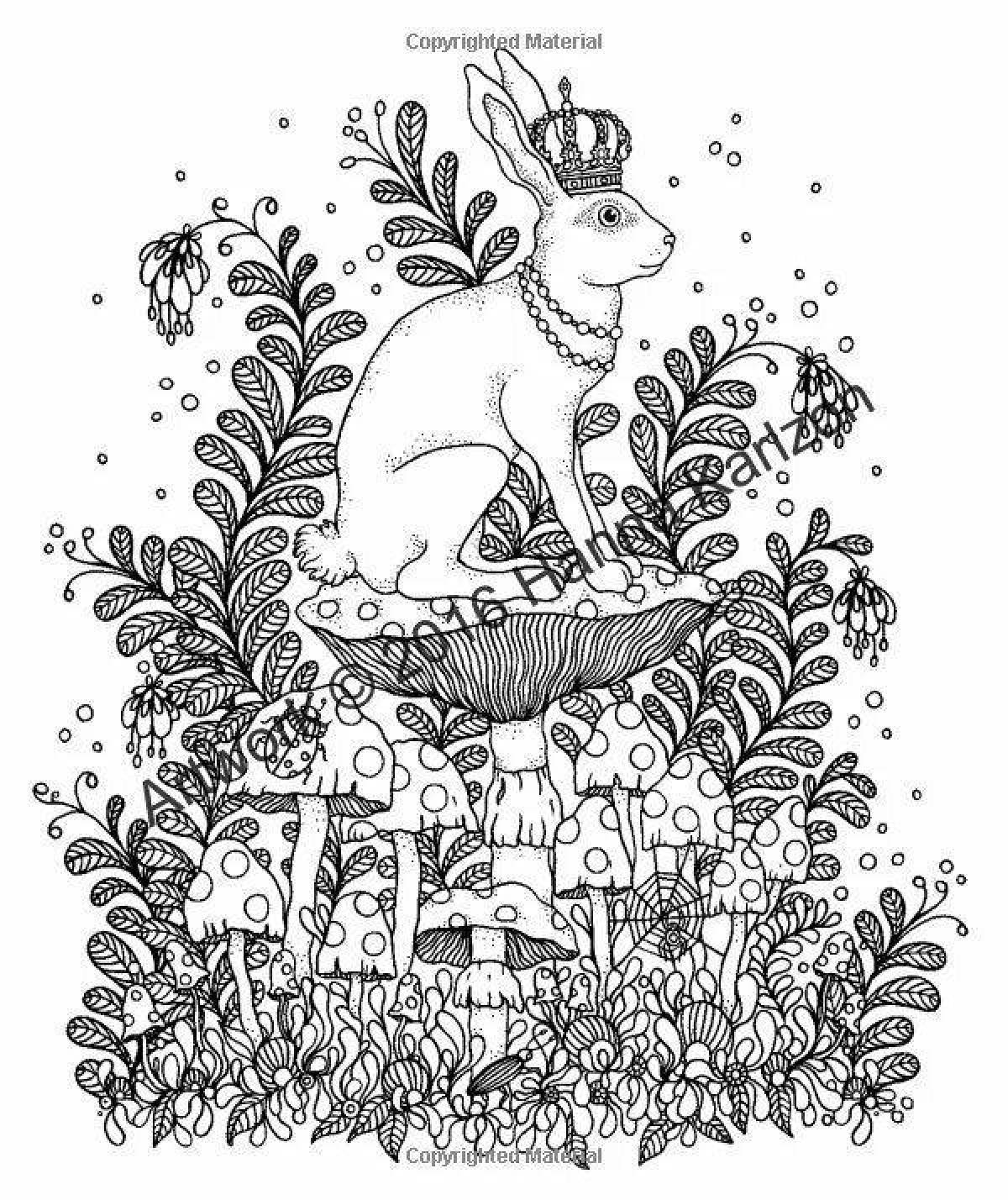 Hannah Carlson's breathtaking coloring book