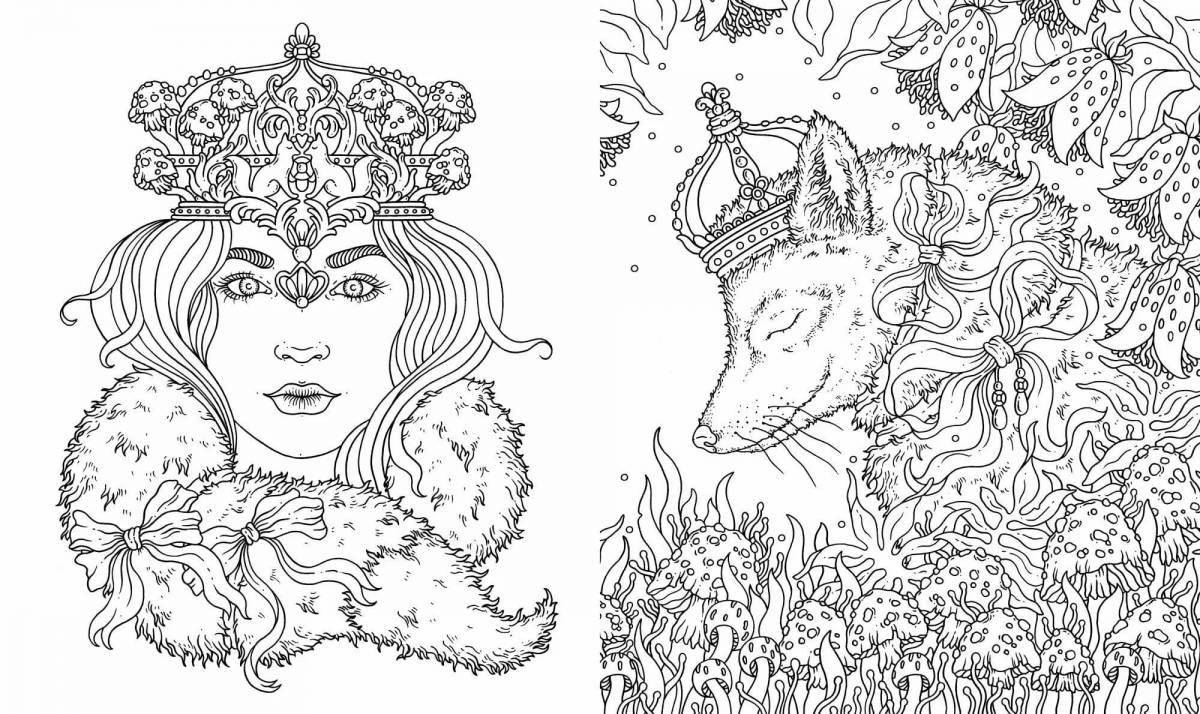 Coloring glowing hanna carlson