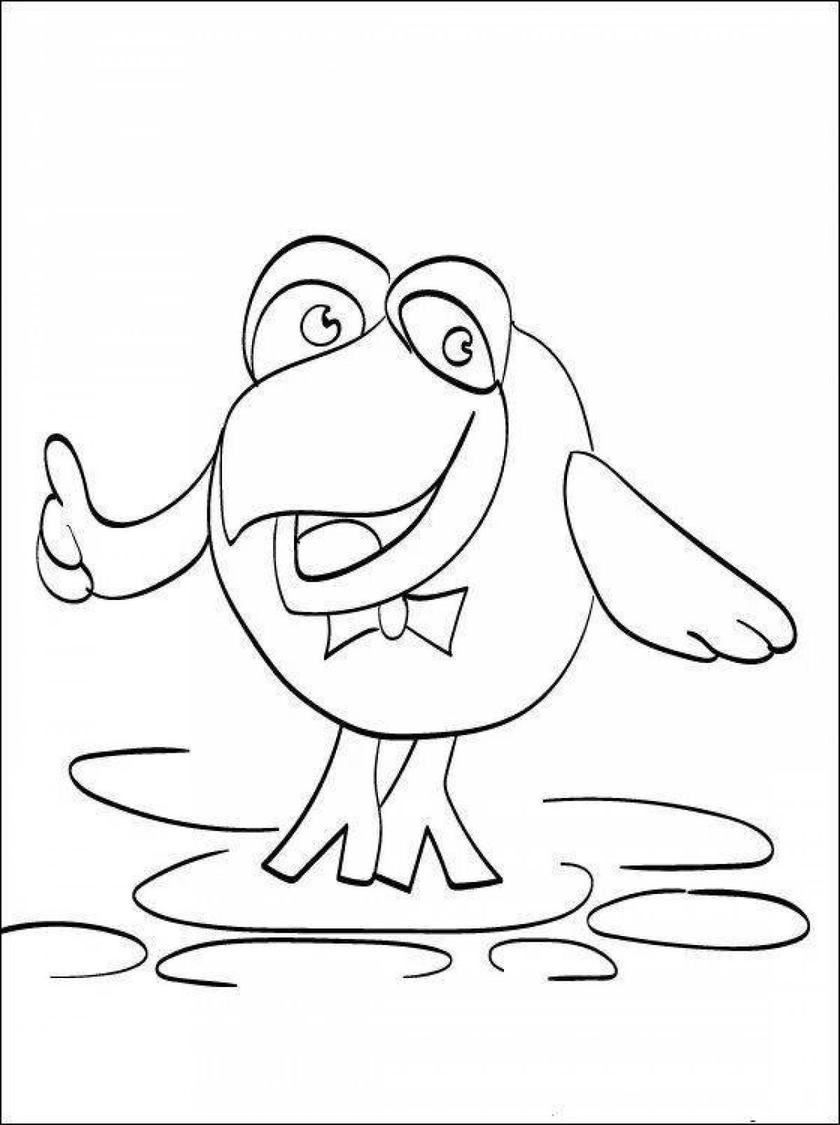 Color-lively kar karych coloring page