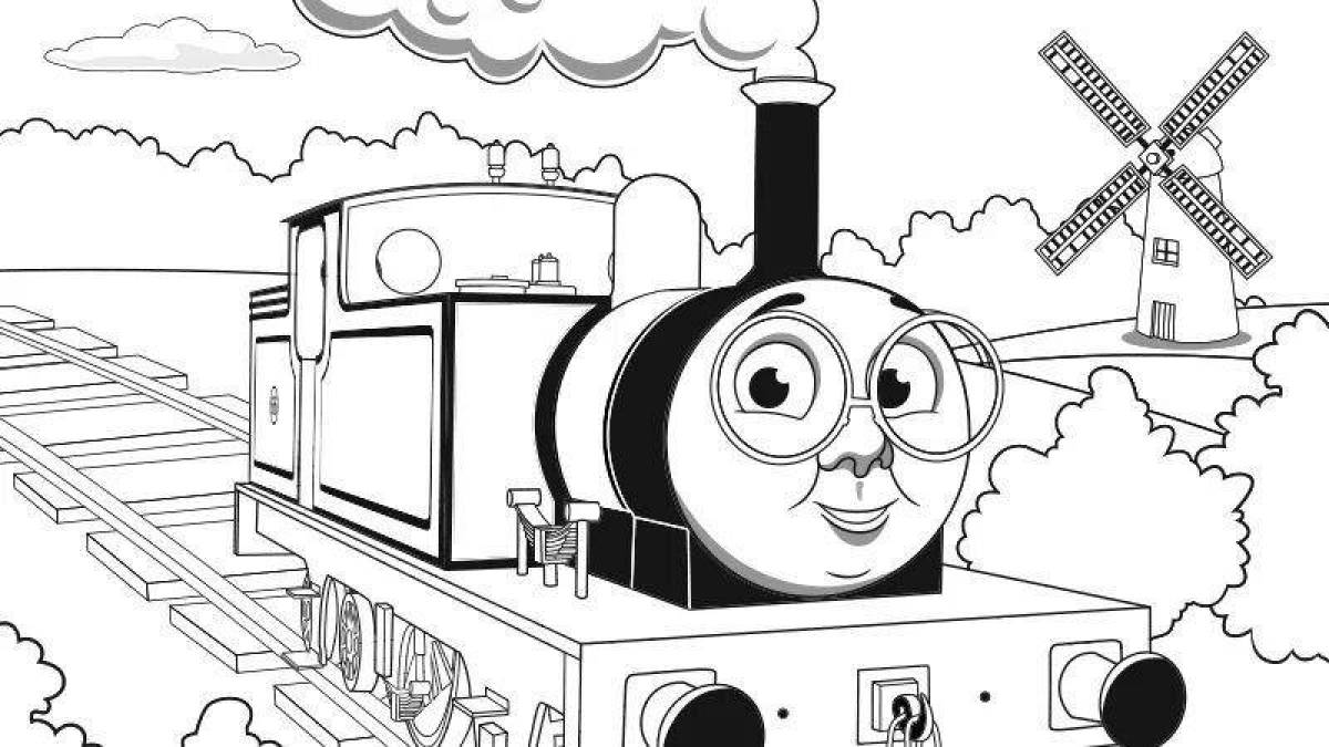 Colouring bright engine charles
