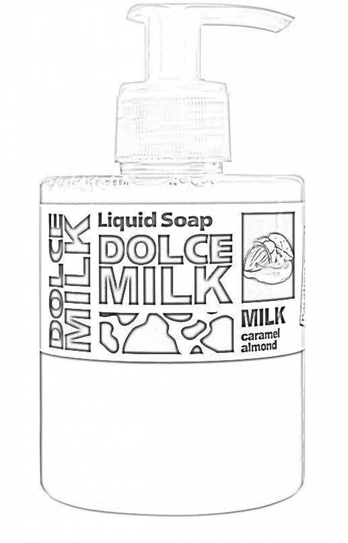 Раскраска экзотическое молоко дочери